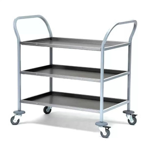Тележка для сервировки ТДСп - 800*500*860 «Profi Inox», 3 уровня