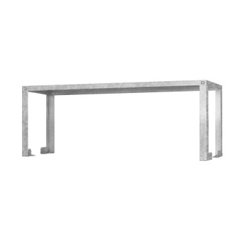 Полка-надстройка настольная ПННб - 1500*300*400 «Base», цинк, 1 уровень