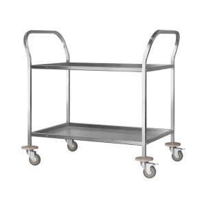 Тележка для сервировки ТДСп - 800*500*860 «Profi Inox», 2 уровня