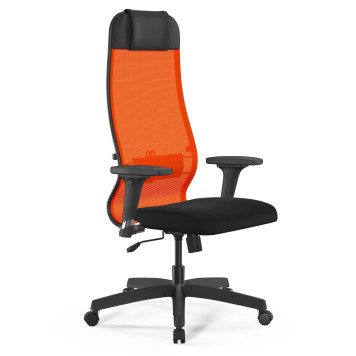 Кресло Метта ErgoLife Set-11/200/Sit-001 оранжевый/черный
