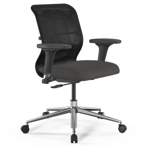 Кресло Sit-8 M4-9D-X2+Bahama/Uh00/Wh12/D02P(M01.B23.G42.W01) черный-тем.серый