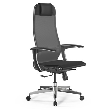 Кресло Метта ErgoLife Set-4/158/Synchro 004 серый/черный