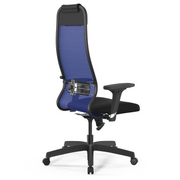 Кресло Метта ErgoLife Set-11/200/Sit-001 синий/черный-1