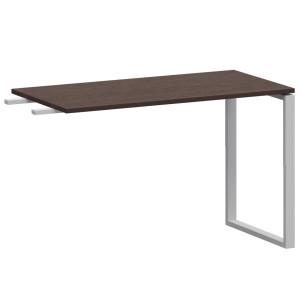 Бриф-приставка АМ.О-120.60 дуб венге на металлокаркасе антрацит