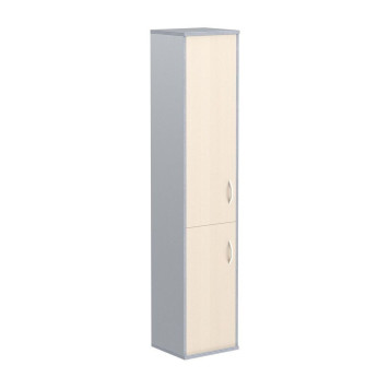 Шкаф высокий левый СУ-1.3L клен мультиплекс/металлик